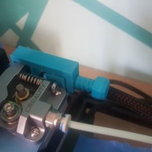 cr10-v2 esnek filament kelepçe aracı cr10 v2 creality klip filaman yükseltme 3D print model - Mito3D