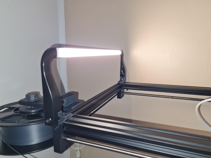 cr10 Clever Profi cr10spro LED Lampe Abstand Adapter cr10s Realität 3d print model - Mito3D