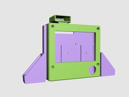 cr10 standalone screen case 3d printer parts 3d print model - Mito3D
