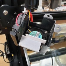 cr10 stok mevcut Hotend hayran deflektör araç Creality cr 10 ekstrüder soğutma 3d yazıcı Aksesuarlar 3d print model - Mito3D