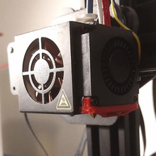 cr-10 oem fan nozzle klip izni ofset aracı soğutma kısa 3d print model - Mito3D