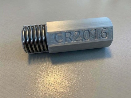 cr2016 botón célula caja electrónica 3d print model - Mito3D