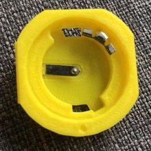 cr2032 battery holder case tool 3v coin cell coincell cr2025 electronics 3d print model - Mito3D