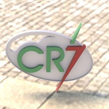 cr7 chaveiro moda ronaldo cristiano Portugal real madri Manchester Unidos juventus futebol 3d print model - Mito3D