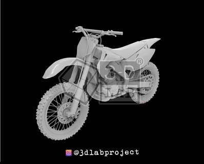 cr 250r 2008 moto motocross moteur 3d print model - Mito3D