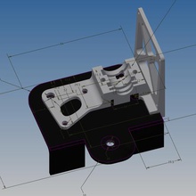 cr-10 e3d extruder Halter tool Drucker mount 3d print model - Mito3D