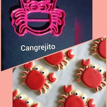 crab cookie cutter home cookies 3d print model - Mito3D