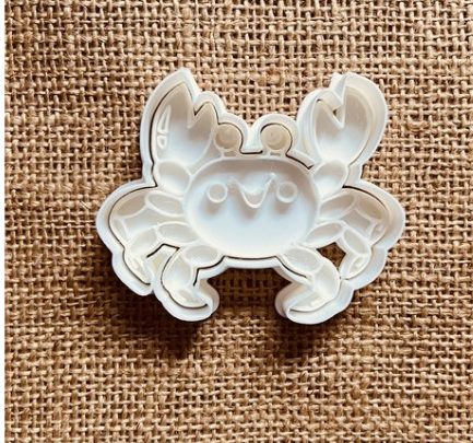 crab cookie cutter cutters cookies 3D print model - Mito3D