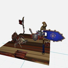 caranguejo luta aliança horda de wow jogo 3d print model - Mito3D