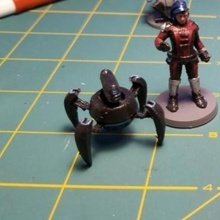 granchio droid art le creature da tavolo starfinder 3d print model - Mito3D