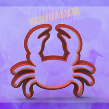 crab silhouette cutter art cookie cutters masses do-it-yourself3d porcelain ceramics clay fondant ballina marker seal cookies marine 3d print model - Mito3D