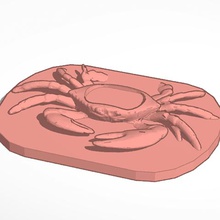 granchio porta sapone casa animale 3d print model - Mito3D