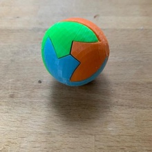 uovo di puzzle gioco Puzzle 3d coordinare il movimento matematica arte i 3d print model - Mito3D