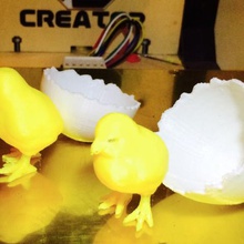 cracked egg game 3d print model - Mito3D