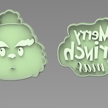 cerebrio taglierina allegro Grinchmas biscotto taglio fondente marzapane Natale Grinch bambino 3d print model - Mito3D