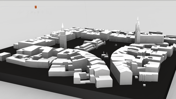 cracovio antiguo pueblo krak mirar fijamente ciudad 3d print model - Mito3D