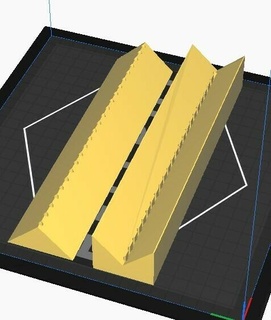 beşik delme yapılmış 2 adet bağlayıcı bağlamak katlama 3d print model - Mito3D