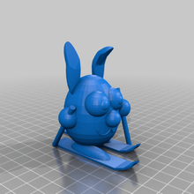 craft kindergarten hare skis toy 3d print model - Mito3D