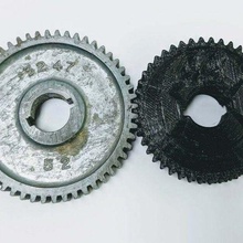 craftsman 109 lathe gears keyed hub banjo parts 3d print model - Mito3D