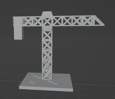 crane graduation gift civil engineer 3d print model - Mito3D
