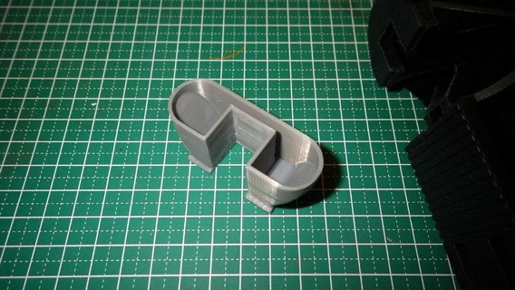grue Stock canal couverture gaine airsoft accessoires pièces rechange réparation DIY remplacement 3d print model - Mito3D