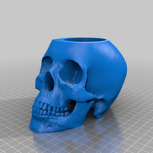 cranio-calavera matte 3d print model - Mito3D