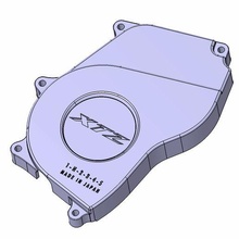 crankcase pinion cover xtz 750 customized 3d print model - Mito3D
