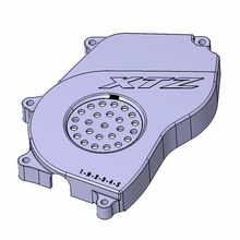 crankcase pinion cover xtz 750 v2 customized 3d print model - Mito3D