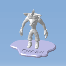 choque bandicoot juego figurilla sony estación juegos ps5 ps4 ps2 ps1 Nexgen 3d print model - Mito3D