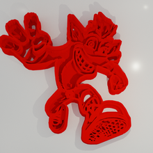 batida bandicoot biscoito cortador 3d print model - Mito3D