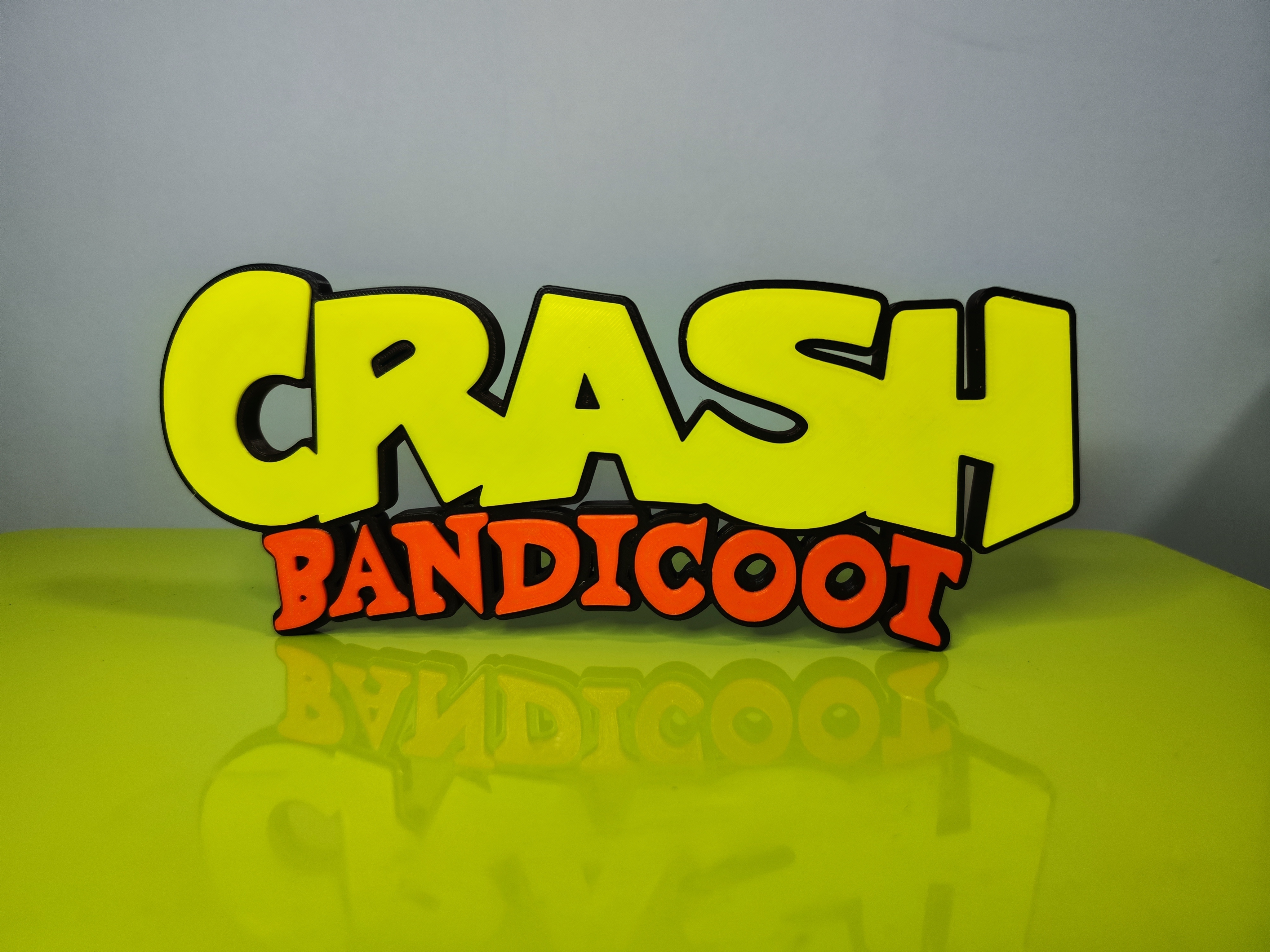 crash bandicoot logo crashbandicoot sony ps3 ps4 ps5 3D print model - Mito3D