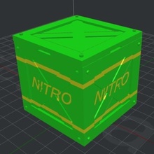 crash bandicoot nitro mudar o cartucho de caso jogo 3d print model - Mito3D