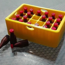 crate beer gadget mini 3d print model - Mito3D