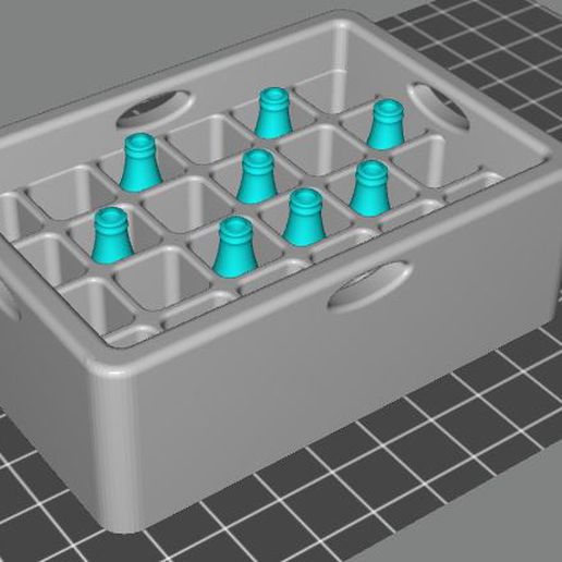 crate milk 3D print model - Mito3D
