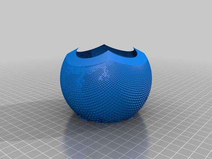 krater özelleştirilmiş matematik Sanat 3d print model - Mito3D