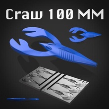 craw 100 mm 3d print model - Mito3D