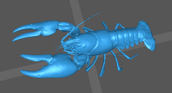 arrastrarse cangrejo río señuelo cebo suave plastico pescar 3d print model - Mito3D