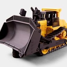 tractor topadora impresión sitio articulado plegable 4d 3d print model - Mito3D