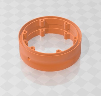 crawler ruota beadlock 22 rc rccrawler squillare scala lcg 3d print model - Mito3D