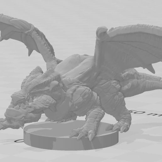 strisciando Drago yugioh prigione dado mostri gioco ddm 3D print model - Mito3D
