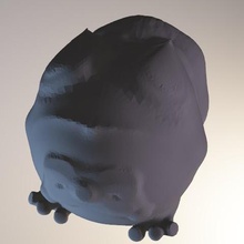 el rastreo de la rana chico serie minitoys gadget estatuilla artilugio juguetes nio 3d print model - Mito3D
