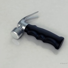crazy bird martillo de juguete la herramienta juego 3d print model - Mito3D