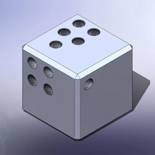 pazzo cubo gadget wurfel 3d print model - Mito3D