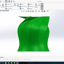 louco vaso arte 3d print model - Mito3D