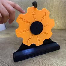 crazy wheel - spinning game covid19 covid boards family play kids games board toy 3d print model - Mito3D