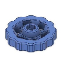 crialidade cama nivelamento botão 40mm cr 10 ender 3 3d_printer_parts 3d print model - Mito3D
