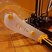 creality cr-10 double spool holder tool acrylic cr10 cr-10s spoolholder filament lasercut laser cut 3d printer accessories 3d print model - Mito3D
