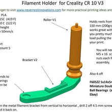 creality cr 10 versão 3 filamentos titular 3d print model - Mito3D