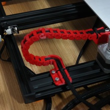 creality cr-10s y axis cable drag chain strain relief tool cr10 cr10s cr-10 zepto zep 3d printer parts 3d print model - Mito3D