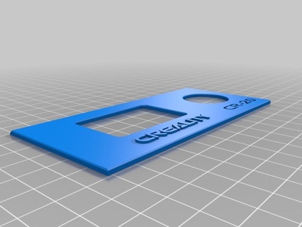 Creality cr 20 lcd ön cr20 örtmek kılıf 3d yazıcı parçalar 3d print model - Mito3D